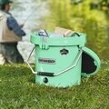 Catergator Dash CaterGator CCG20SF Seafoam 20 Qt. Round Rotomolded Extreme Outdoor Cooler / Ice Chest 215RCCG20SF